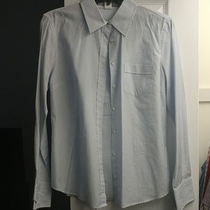 J.Crew Pinstriped Button Up Collared Shirt